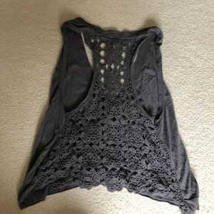 Vest with detailed back